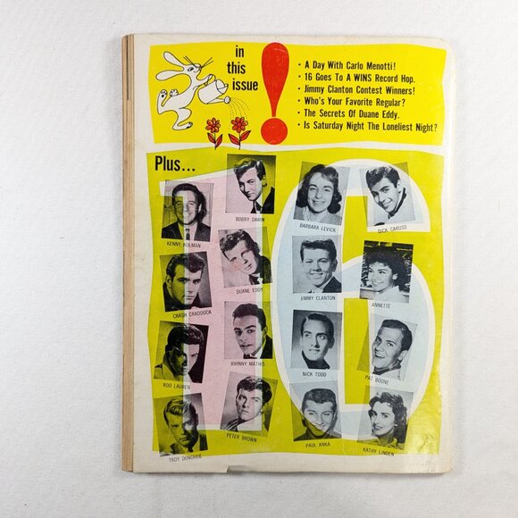 April 1960 vintage 16 magazine Win a Hollywood date with Fabian - Picture 8 of 11